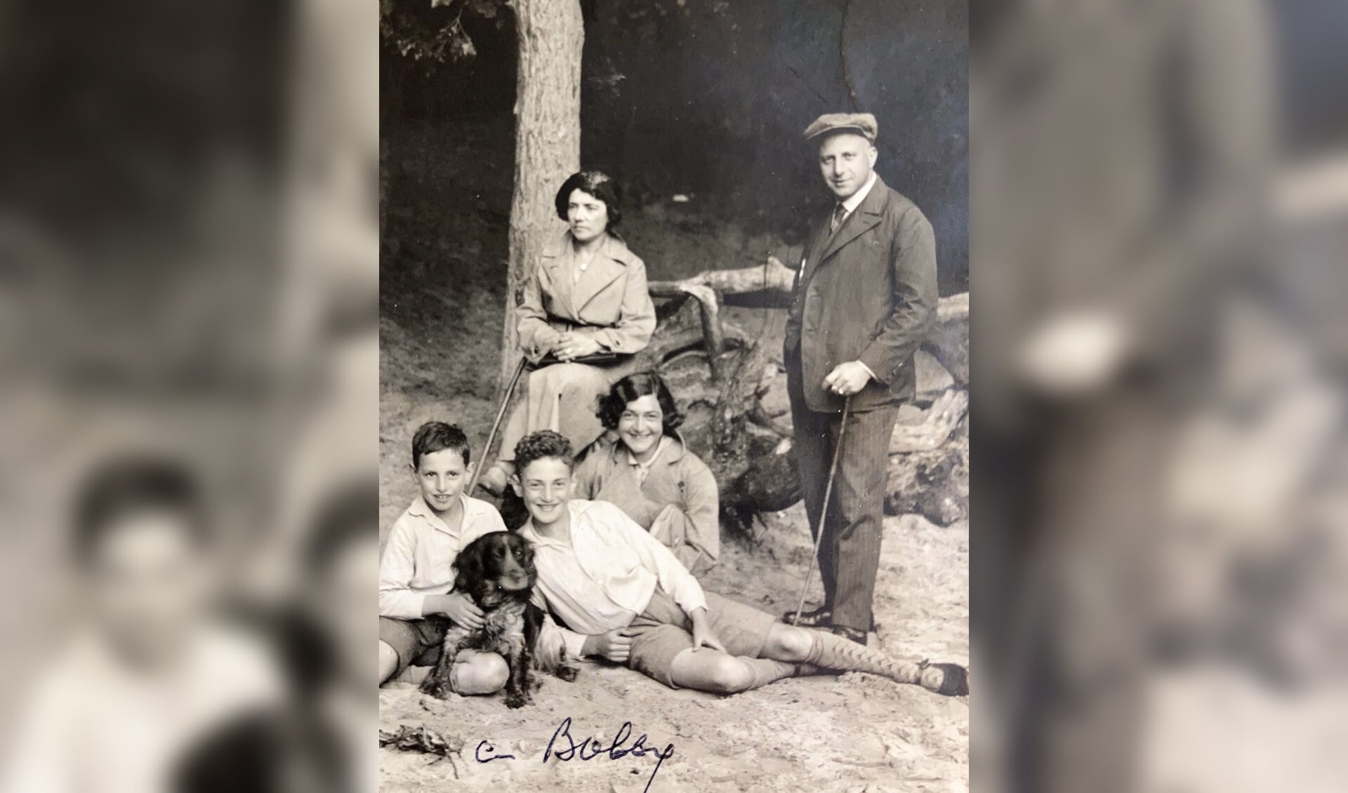 Het gezin Kattenburg omstreeks 1929.
