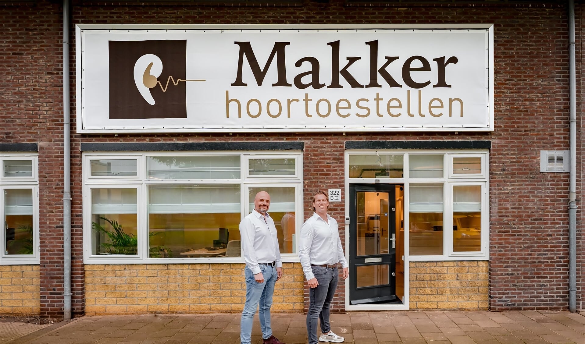 Raymond van der Tol (links) en Gijs Makker. 