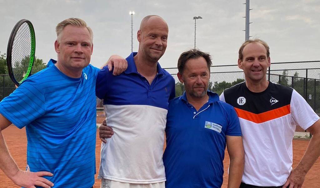 Jaco Beeuwkes, Martin Verkerk, Friso Verhoeve en Gijs Abelen (vlnr).