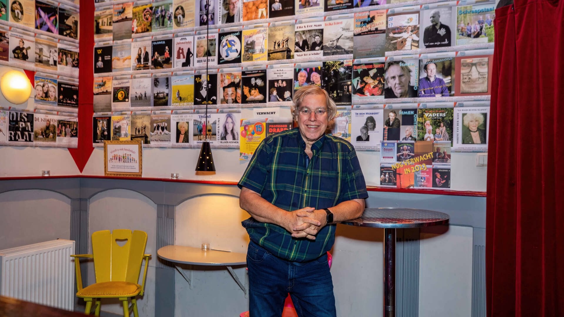 Bestuursvoorzitter Eugène Mennen van Theater Kleintje Kunst. 