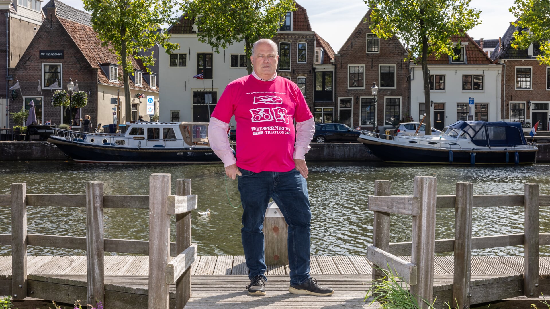 Willem Hilders is al 30 jaar betrokken bij de WeesperNieuws Extra Triatlon, waarvan de laatste ongeveer 13 jaar als voorzitter.