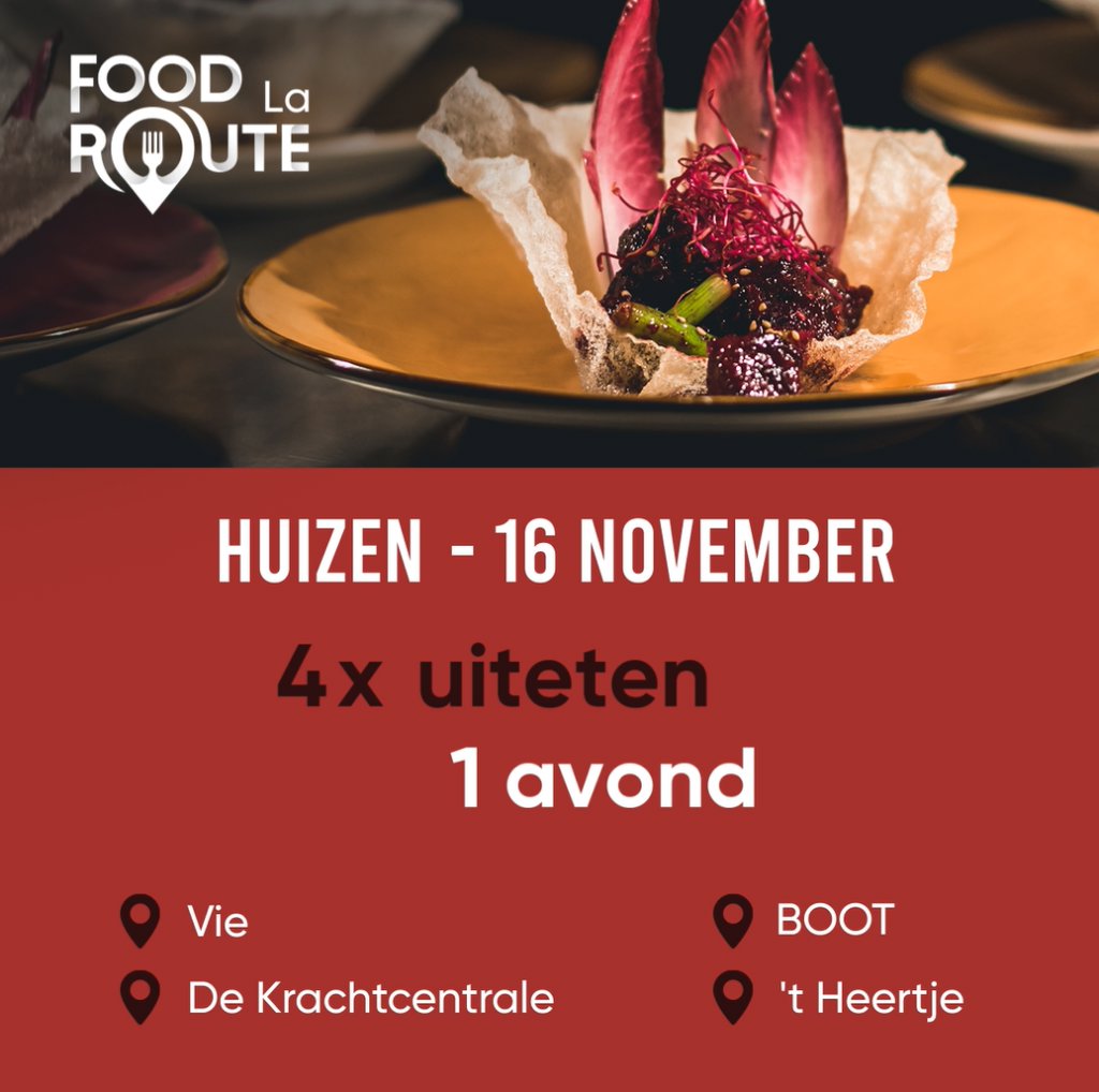 1ste editie Food La Route in Huizen!