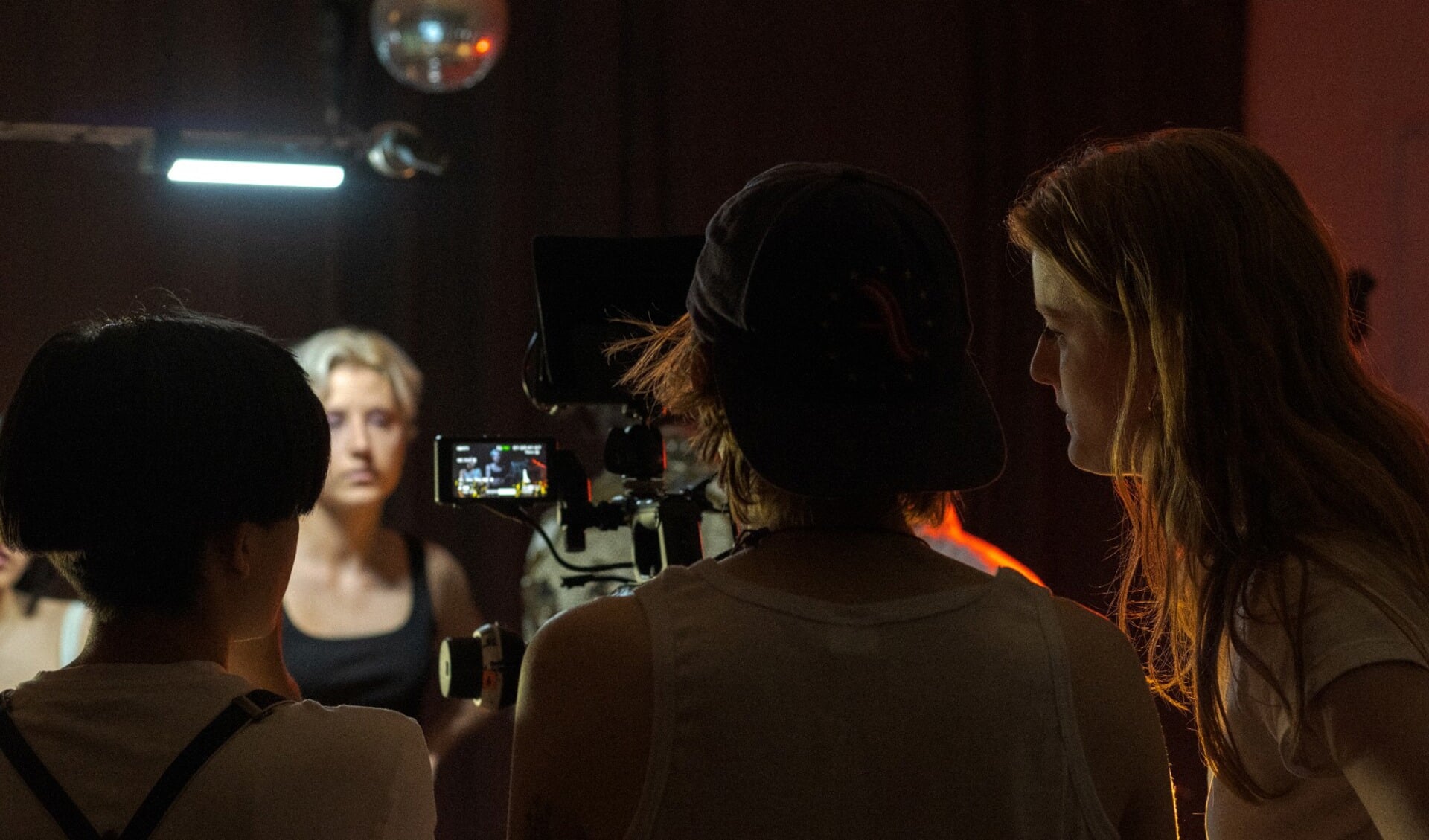 Het maken van de korte film 'Leeway'.