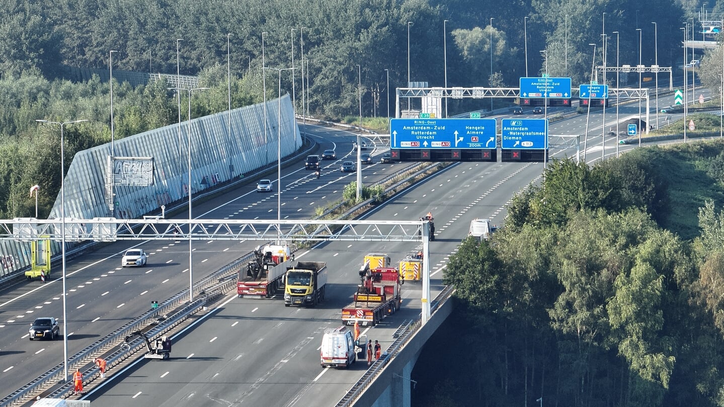 2025 extreem veel verkeershinder rond gemeente Amsterdam Al het