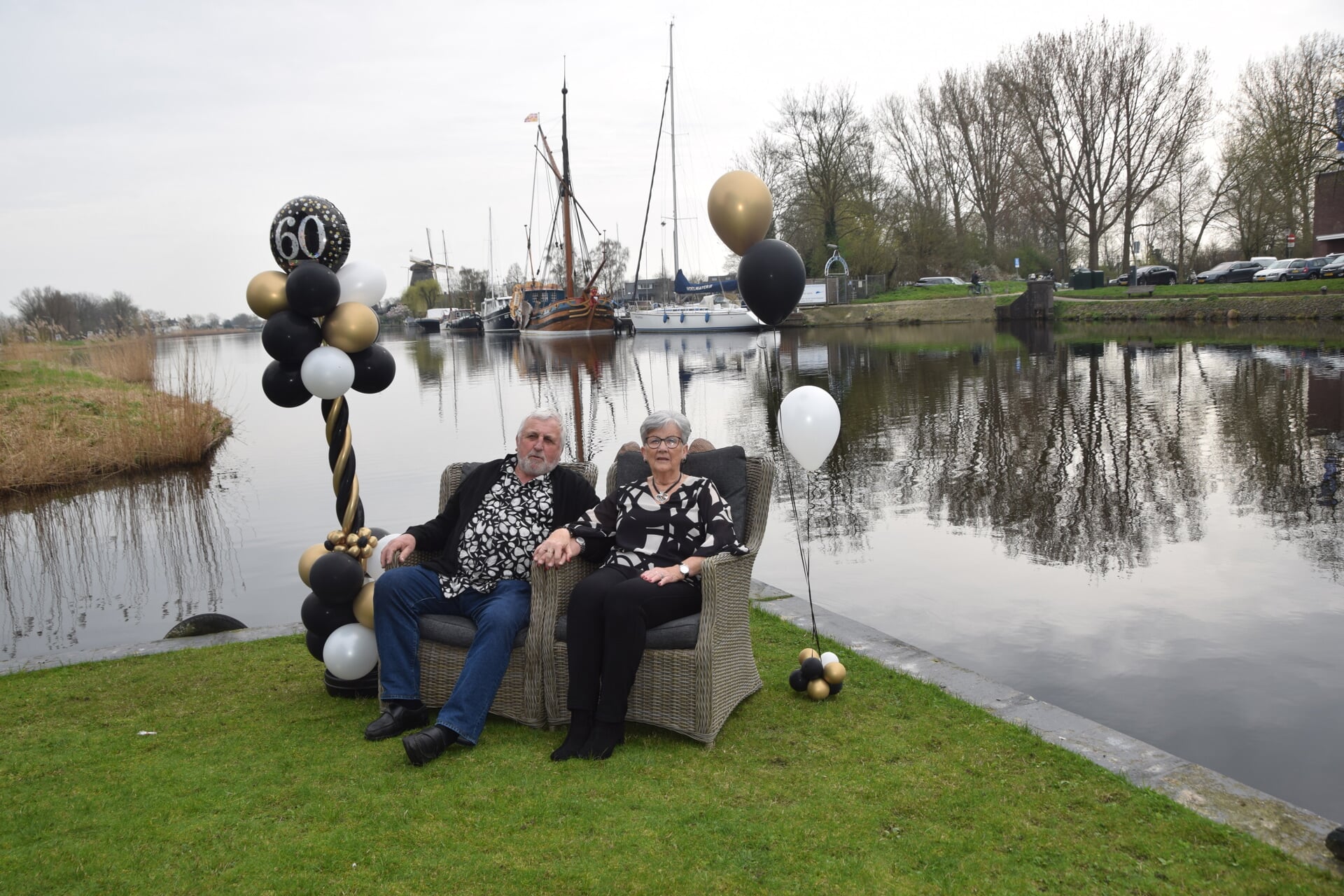 Adri en Chris Bleijenberg zijn 60 jaar gelukkig getrouwd.