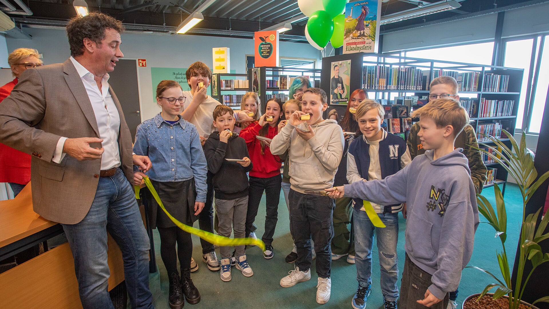 Vrijdag is de schoolbibliotheek in Huizermaat feestelijk geopend.