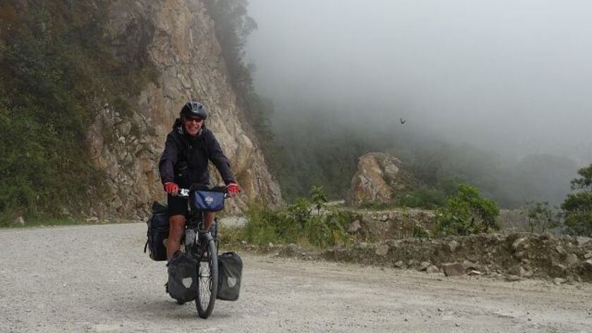 RollingOldies tijdens hun fietsavontuur in de Himalaya.