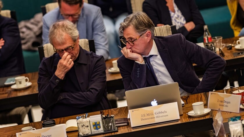 Edwin Göbbels en Rob Docter van Democraten Hilversum mogen verder praten met de huidige coalitiepartijen. 