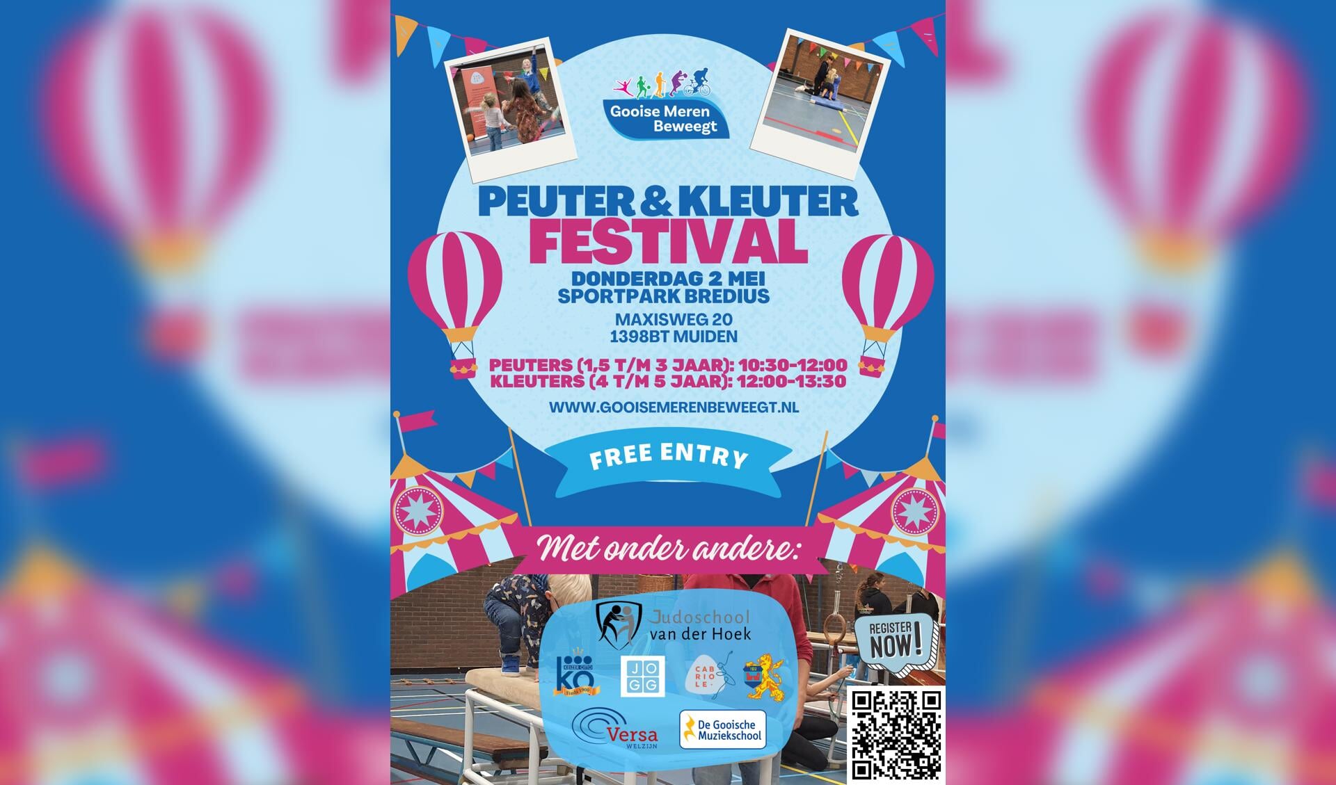 Flyer Peuter Kleuter Festival