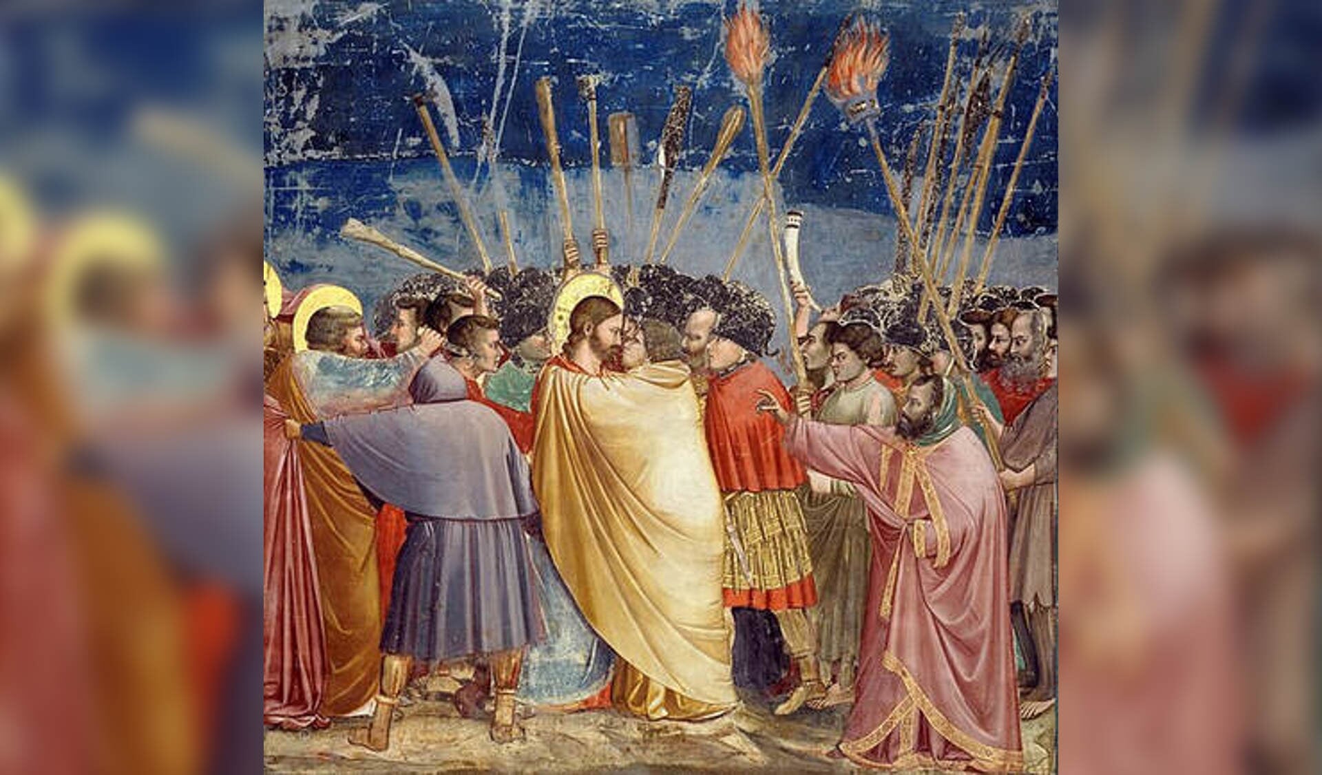 Giotto: 'The kiss of Judas' fresco (1305)