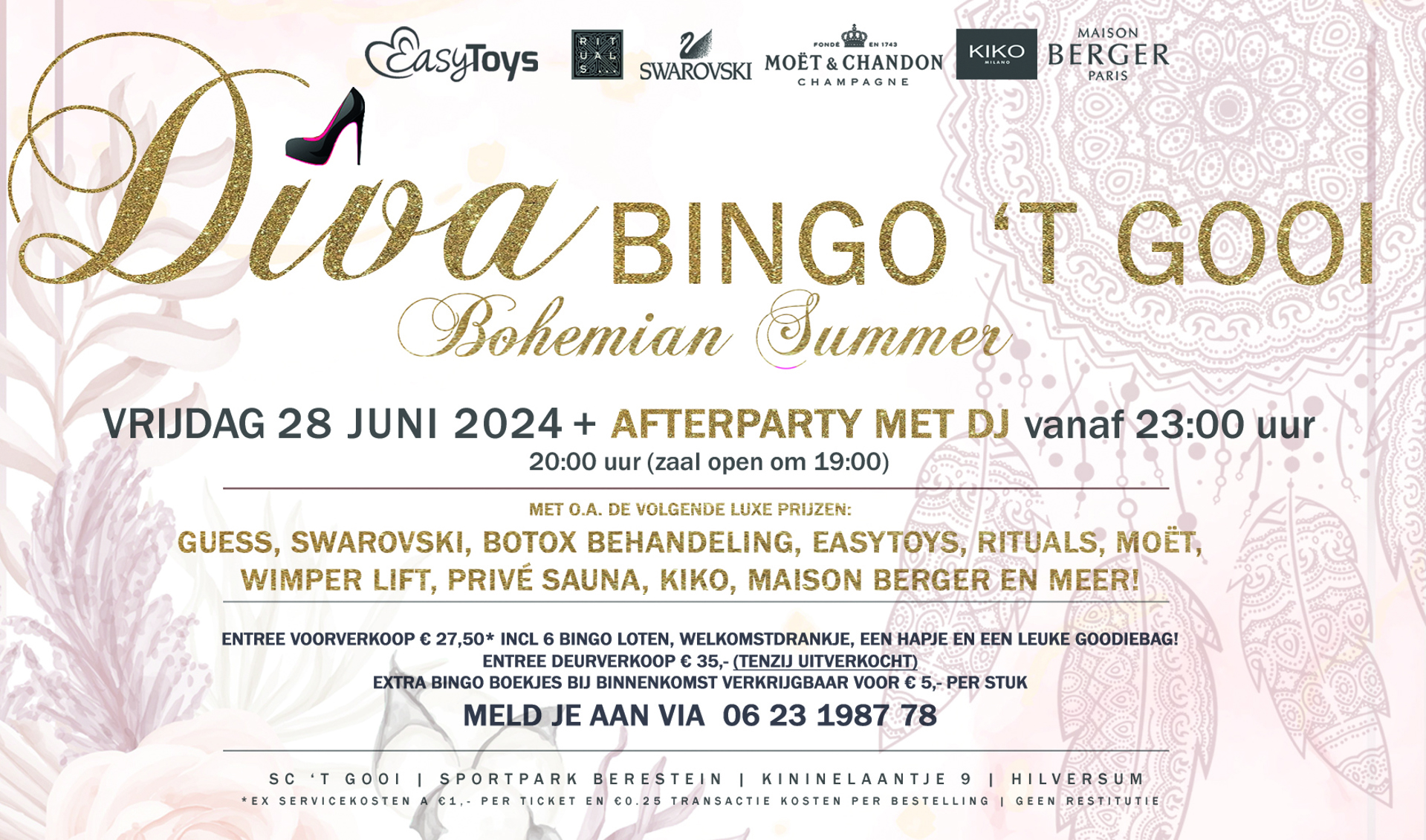Diva Bingo 't Gooi - Bohemian Summer