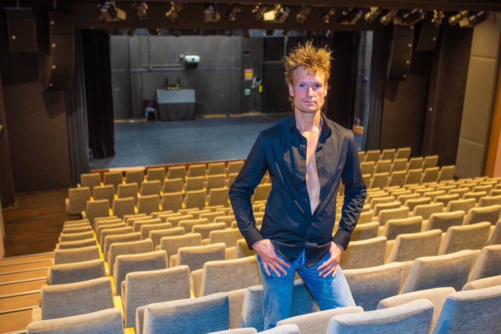 Niels Harder in een van de theaterzalen van Spant. 