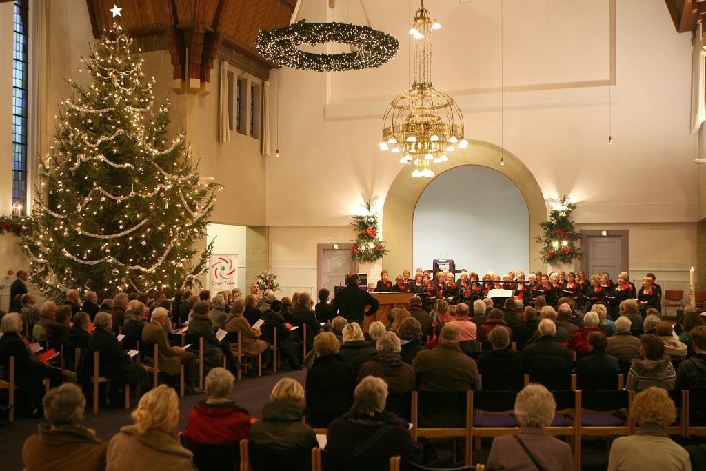 Dit jaar een groot meespeel- en meezing concert in de Wilhelminakerk in Bussum.
