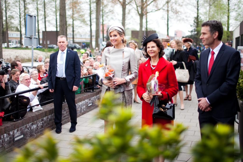 Koningin Maxima bezocht in 2014 verpleeghuis Hogeweyk. 