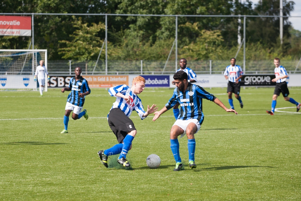 SV Diemen speelde sterke eerste helft.