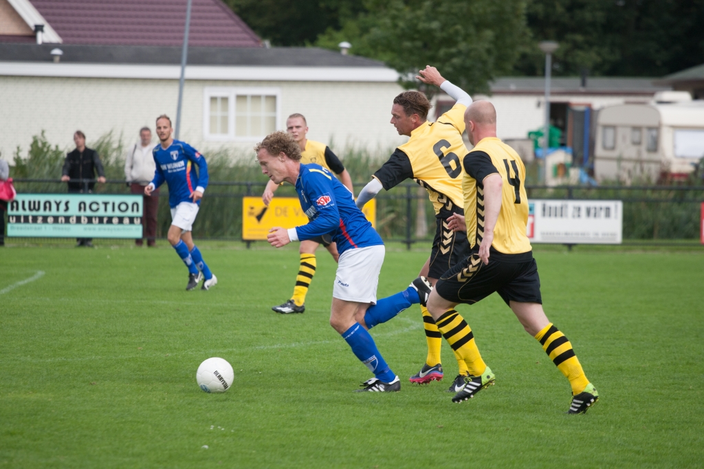 FC Weesp had kansen op 2-0, maar moest het doen met een punt.