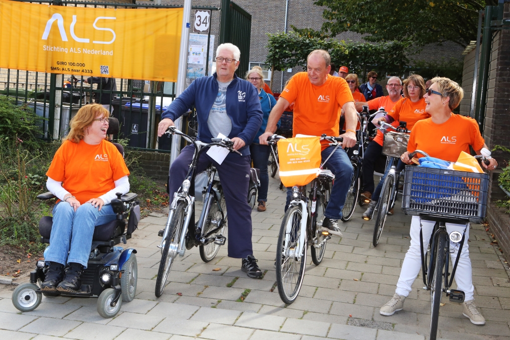 Het Bussumse Team ALS houdt dit keer geen fietstocht maar een bingo voor het goede doel.