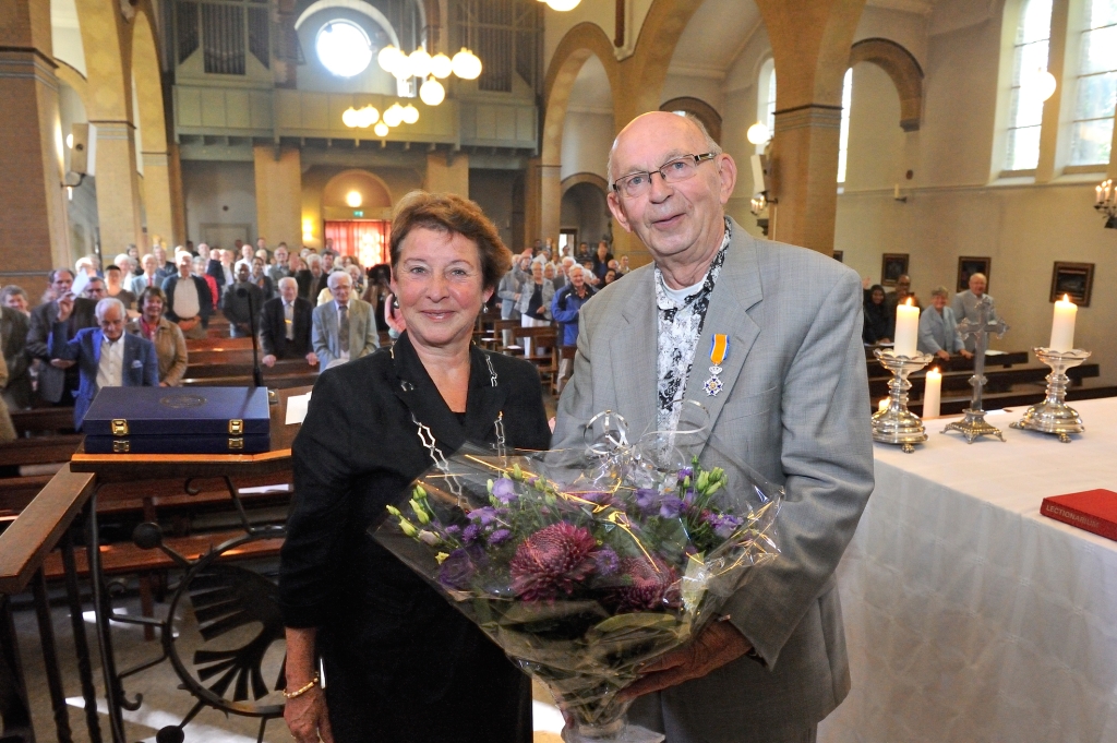 Burgemeester Koopmanschap en de heer Tönis.