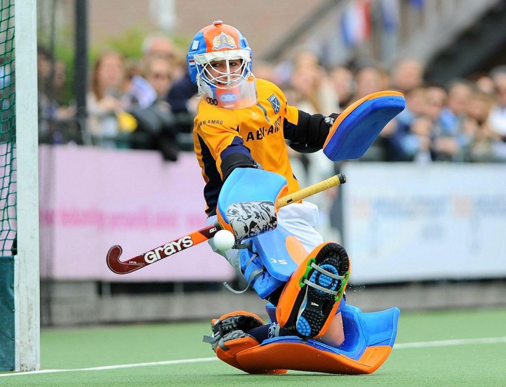 Joyce Sombroek is er ook op de Nationale Hockey- en Keepersdag zaterdag in Laren (Rene Rijnbergen - wikiportret.nl)