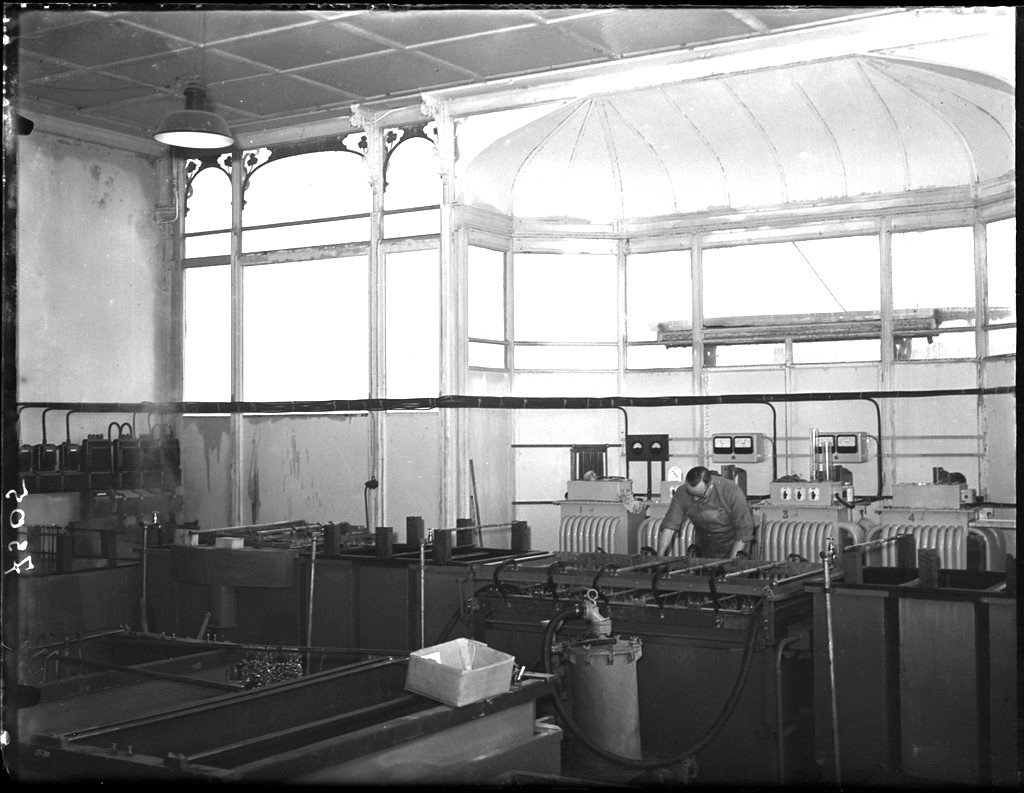 Magneet Rijwielfabriek in 1950 in Villa Casparus