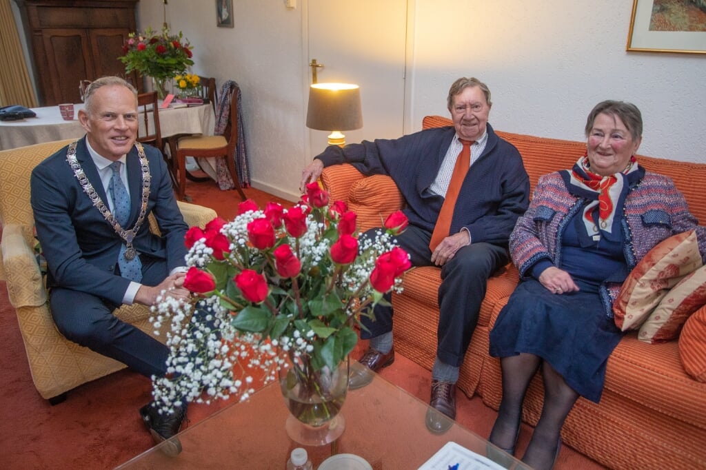 Felicitaties van burgemeester Ter Heegde.