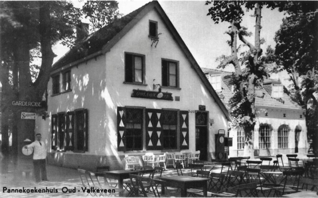 Pannekoekenhuis Valkeveen, rond 1950.