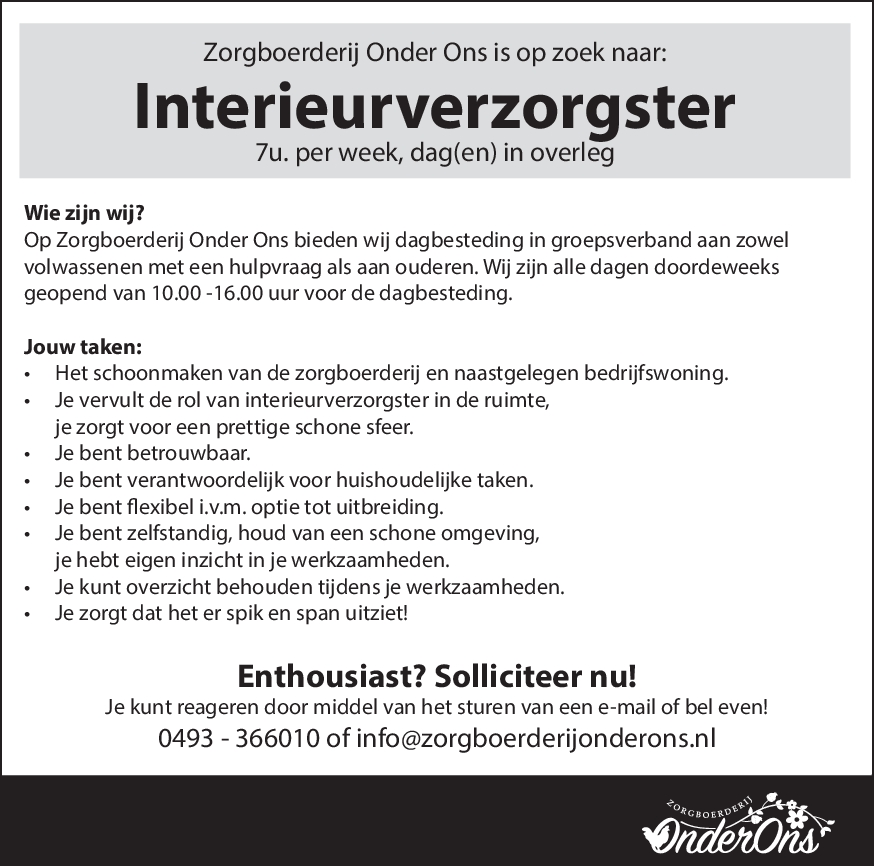 btc vacatures