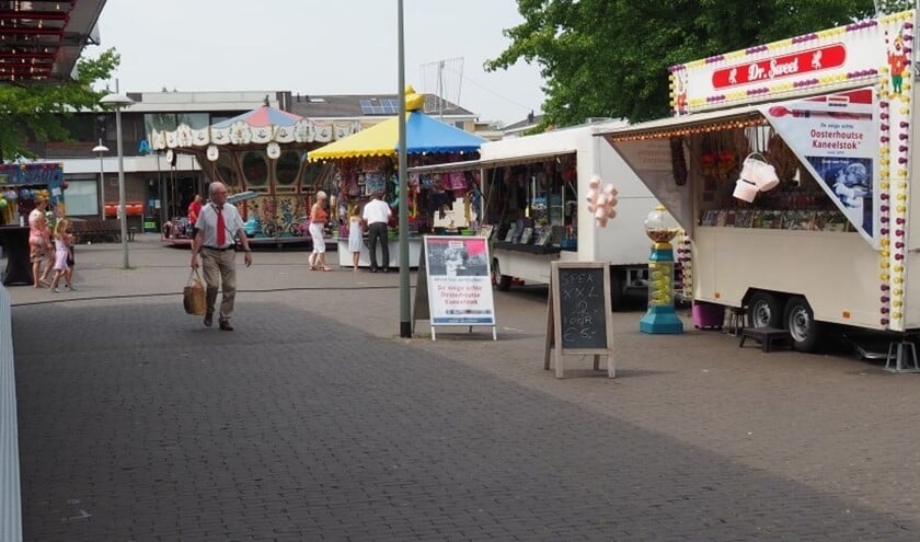 Een ‘drukke dag’ voor de kermis. Foto: Noortje de Vries