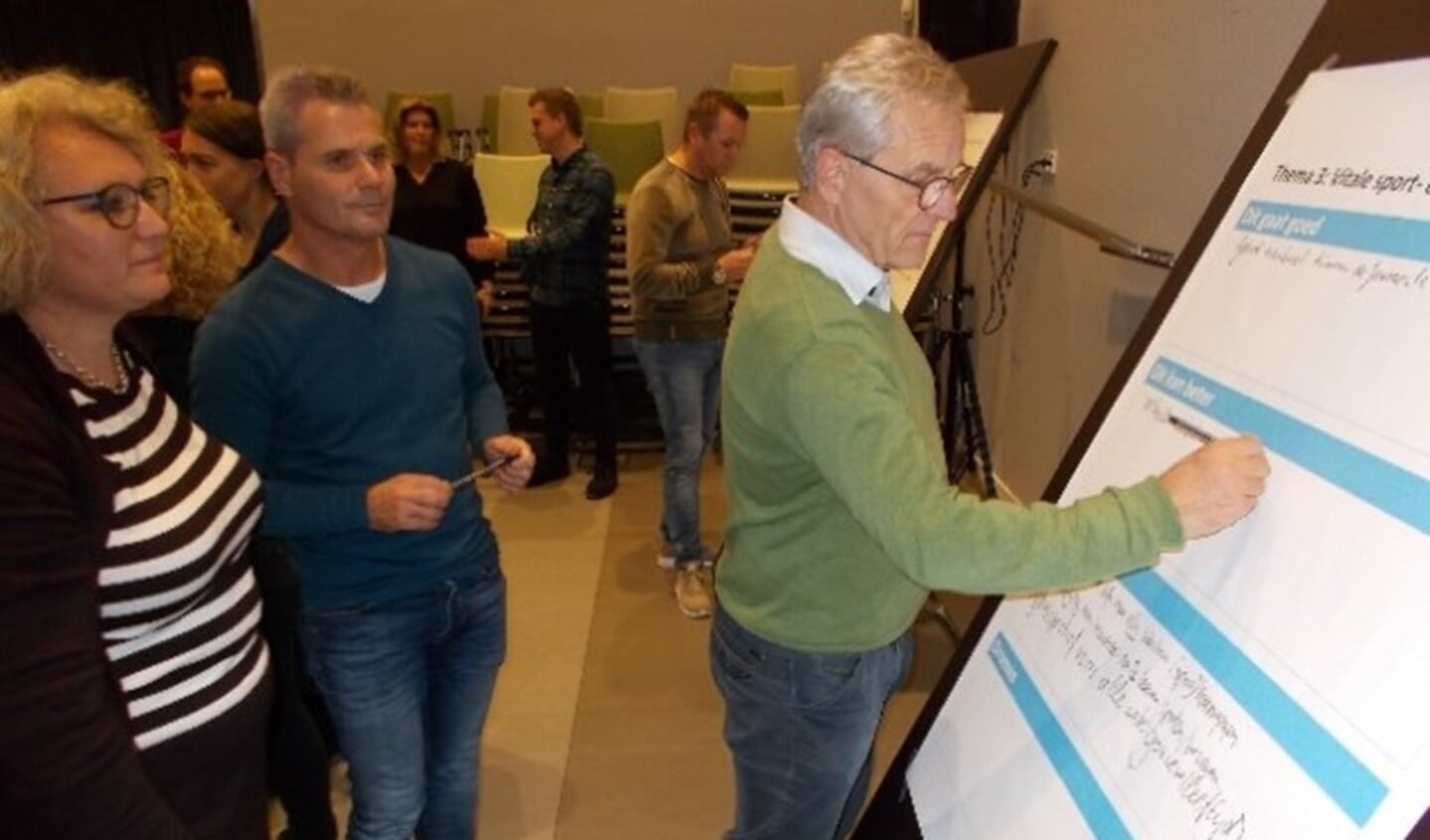 De vragenlijsten gaven veel stof tot nadenken en werden weloverwogen ingevuld. Foto: Wilma Stofmeel.