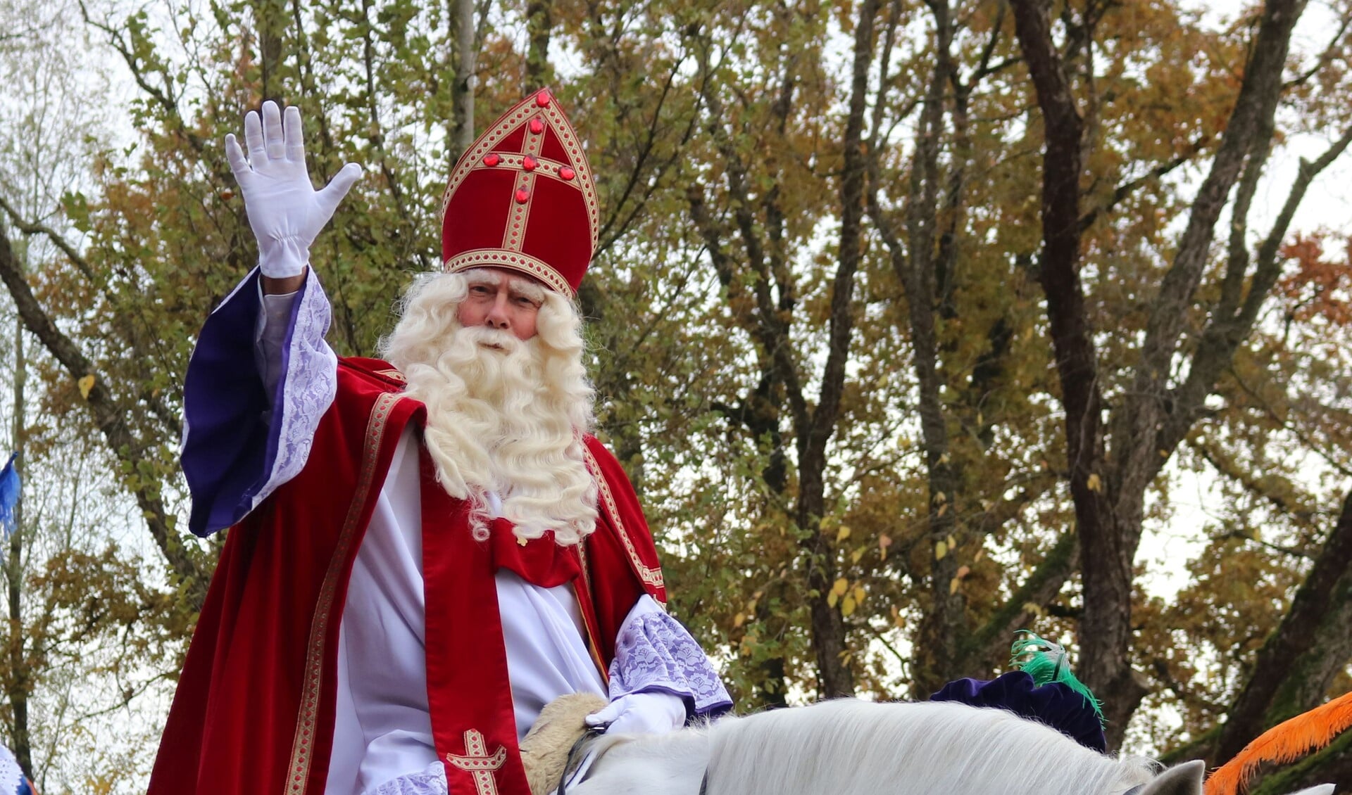 Sinterklaas woont tijdelijk op Den Hof. (Foto: Theo van Sambeek). 