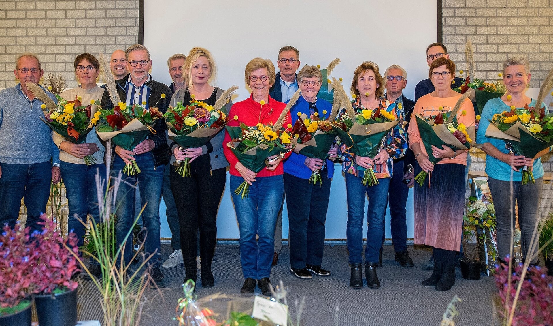 Eerdere prijswinnaars van de Voortuinenwedstrijd van Groei en Bloei. (Archieffoto: Eric Driessen)