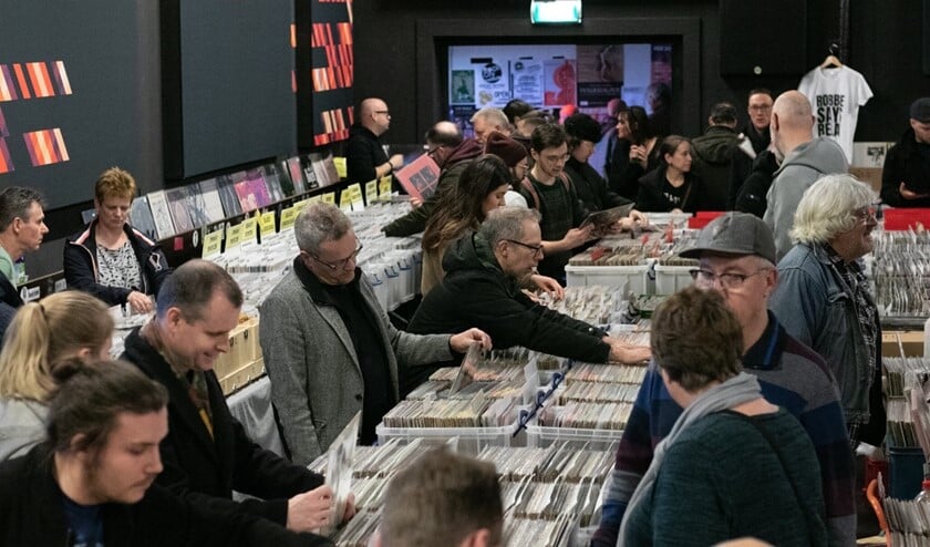 <p>Foto van eerdere editie van de platenbeurs. Foto: Jamie Elbersen.</p>