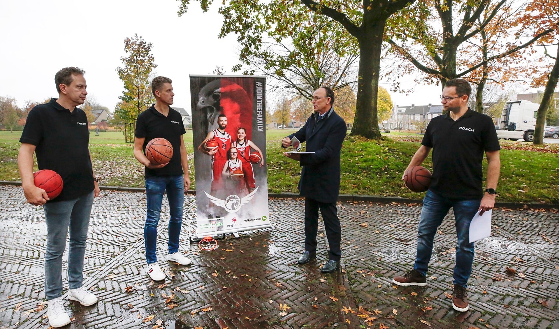 Vlnr: Marco van Hoeck, Bastiaan Waterreus, Theo Geldens en Jaap de Win. (Foto: Jurgen van Hoof)