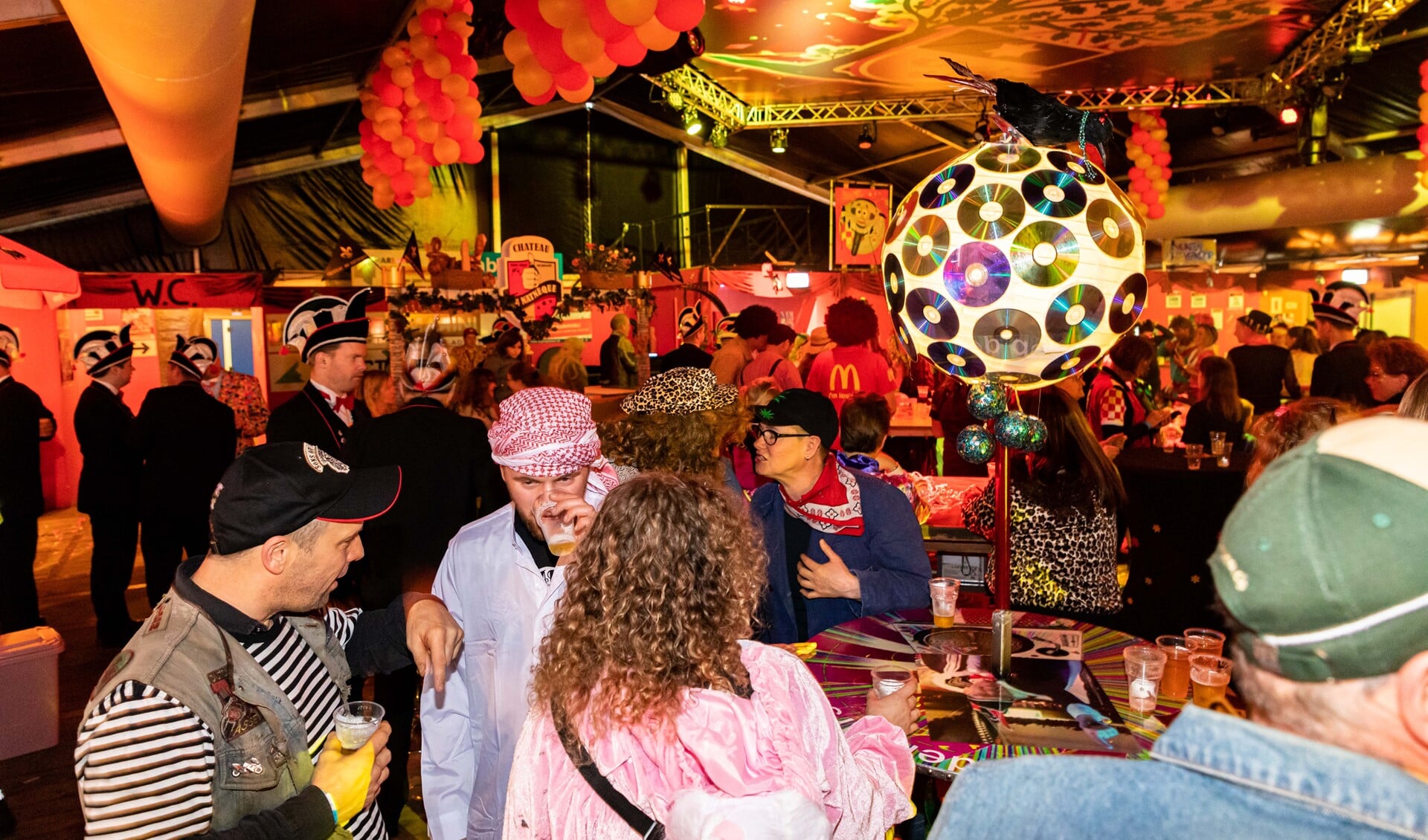 Een volle tent met carnaval, zoals hier in 2020 bij De Kraaienvangers, is twijfelachtig. (Foto: Micle de Greef)