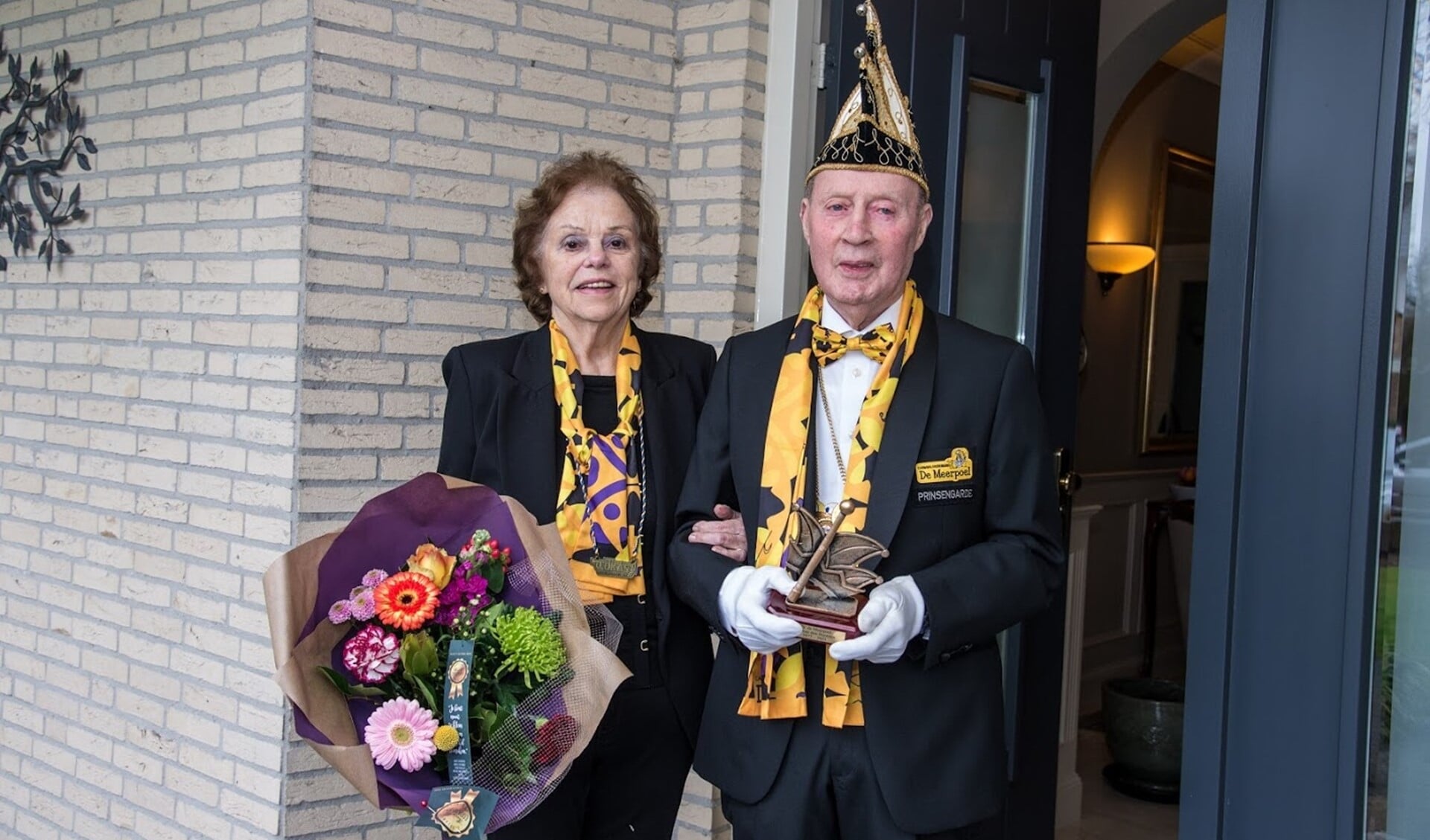 Jan van den Boomen is inmiddels al 44 jaar lid van carnavalsvereniging De Meerpoel. (Foto: Eric Driessen)