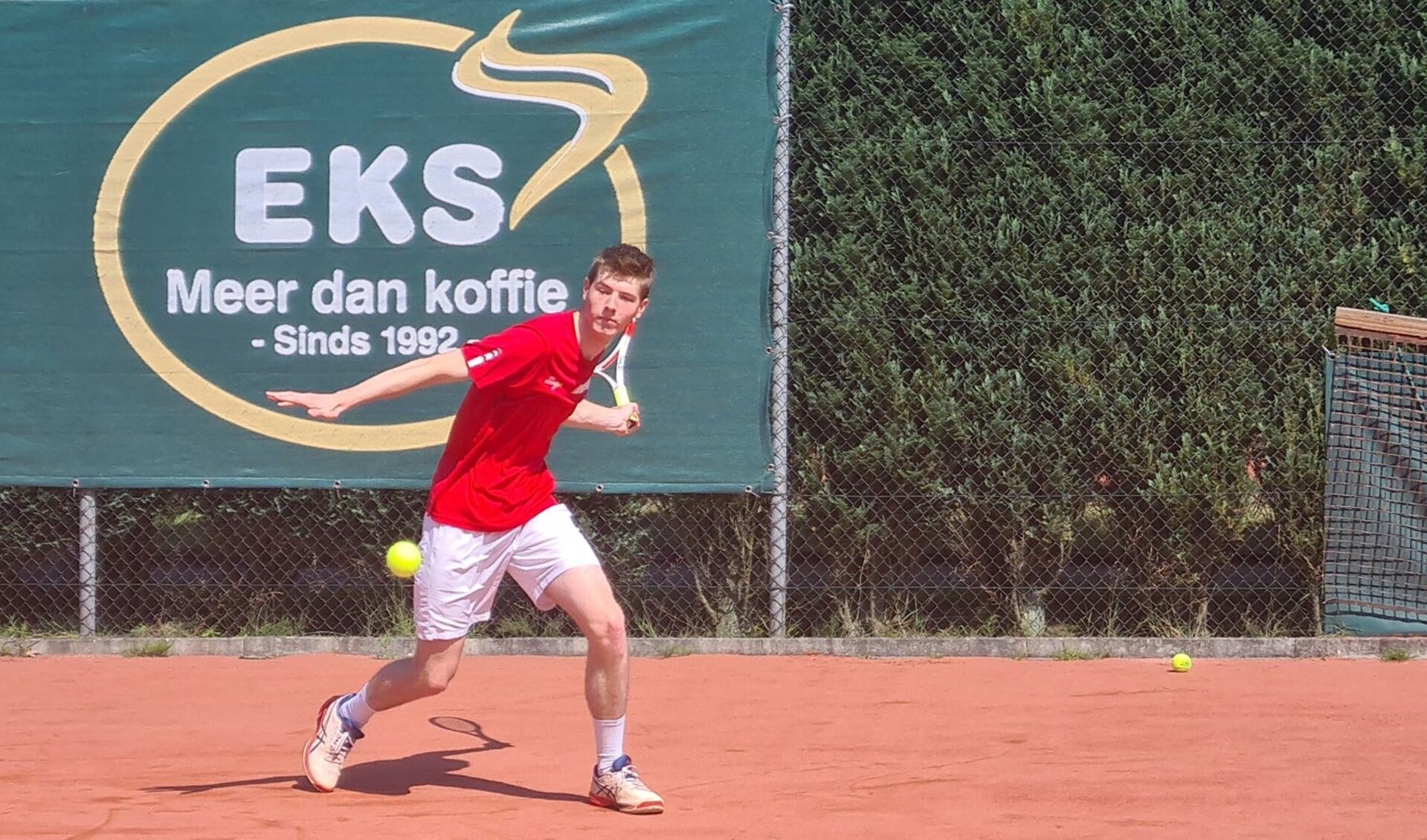 Joris van der Velden speelt al jaren bij Eeckenrode en maakt deel uit van het eerste team.