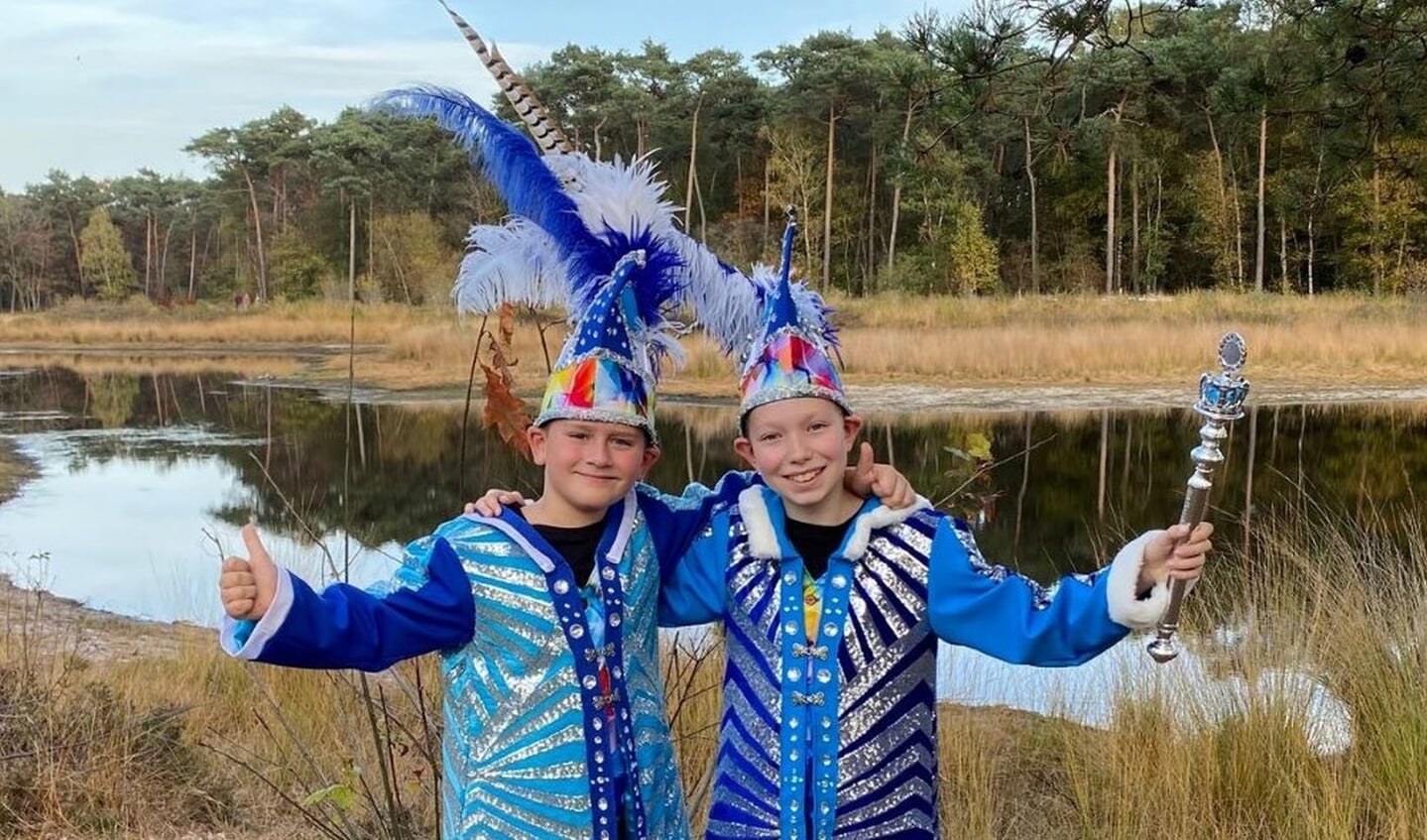 Jeugdprins Jayden en adjudant Ralf