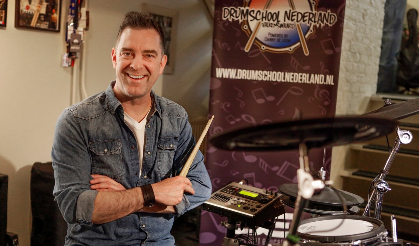 Voor drummer Danny de Louw uit Valkenswaard komt komend weekend een droom uit. (Foto: Jurgen van Hoof)