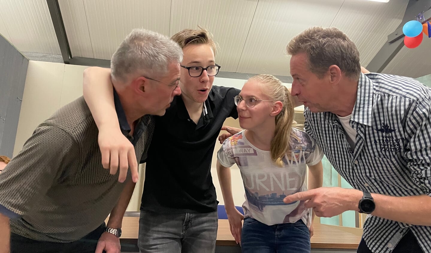Een van de repetities van Onderling Kunstgenot.