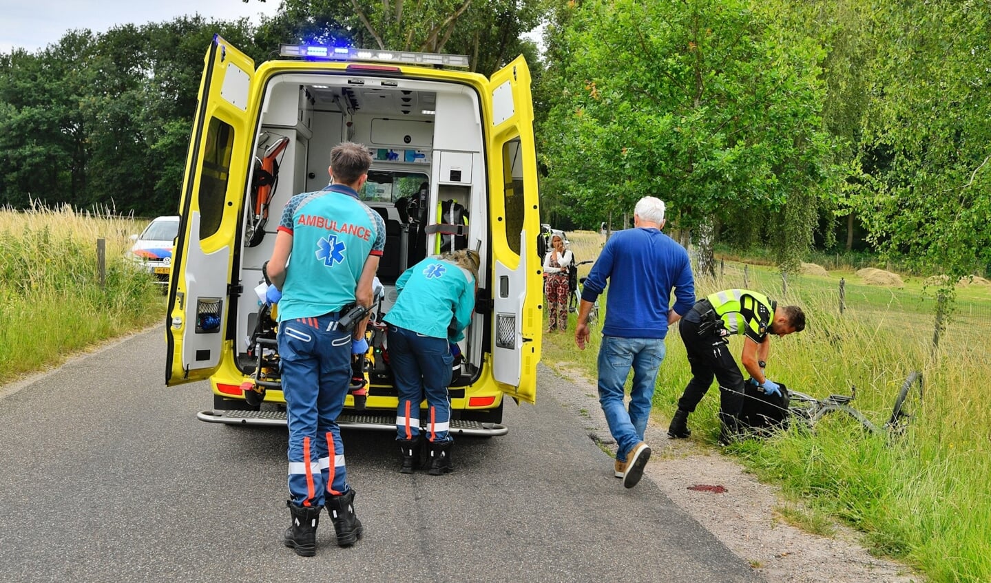 Hulpdiensten kwamen direct in actie. (112nieuwsonline/Rico Vogels).