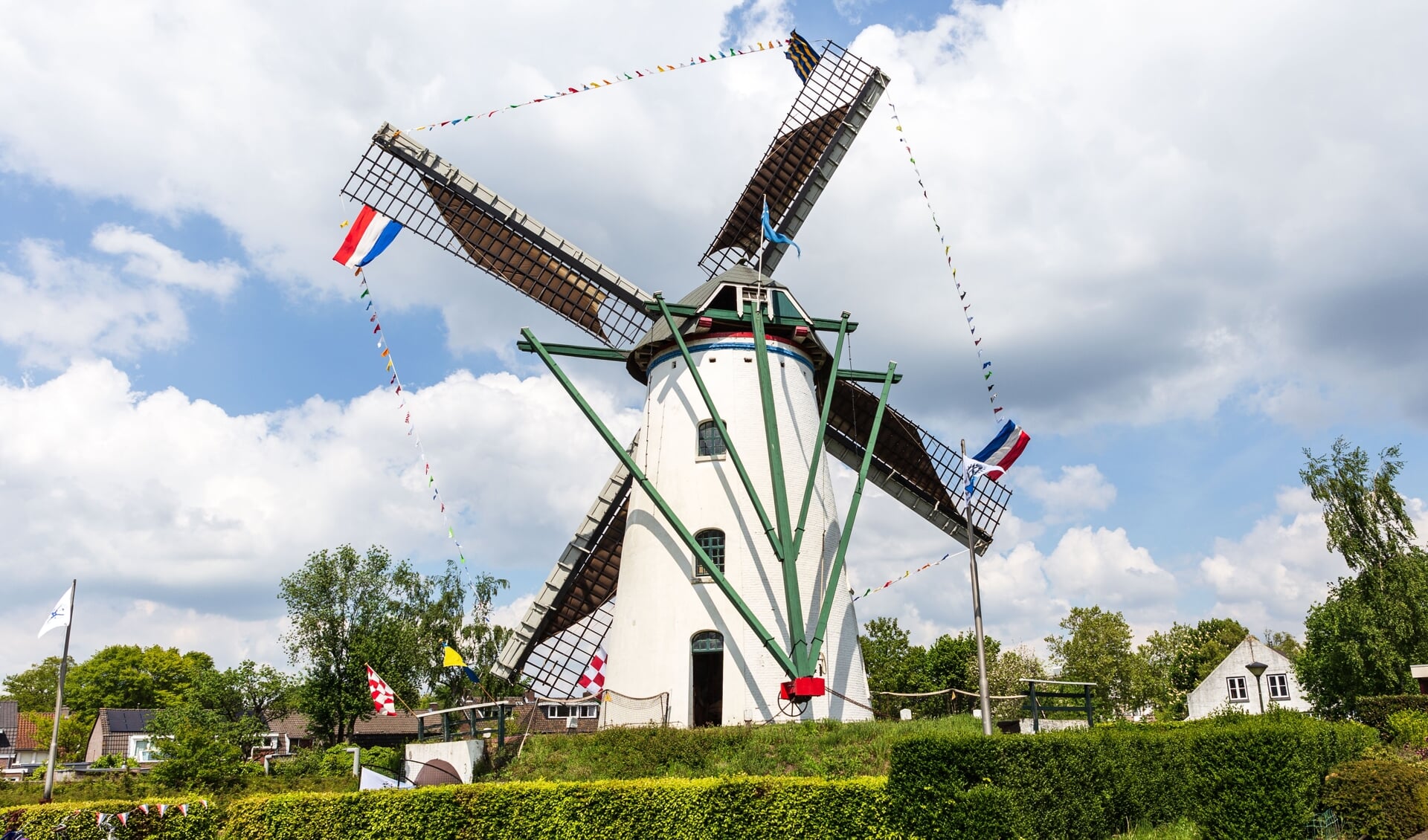 Molen het Nupke in Geldrop is zondag open. (Archieffoto: Micle de Greef)