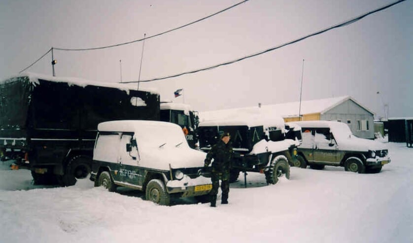 Tijdens haar missie in Kosovo raakte het bataljon van Fransjesca van Grimbergen ingesneeuwd. 