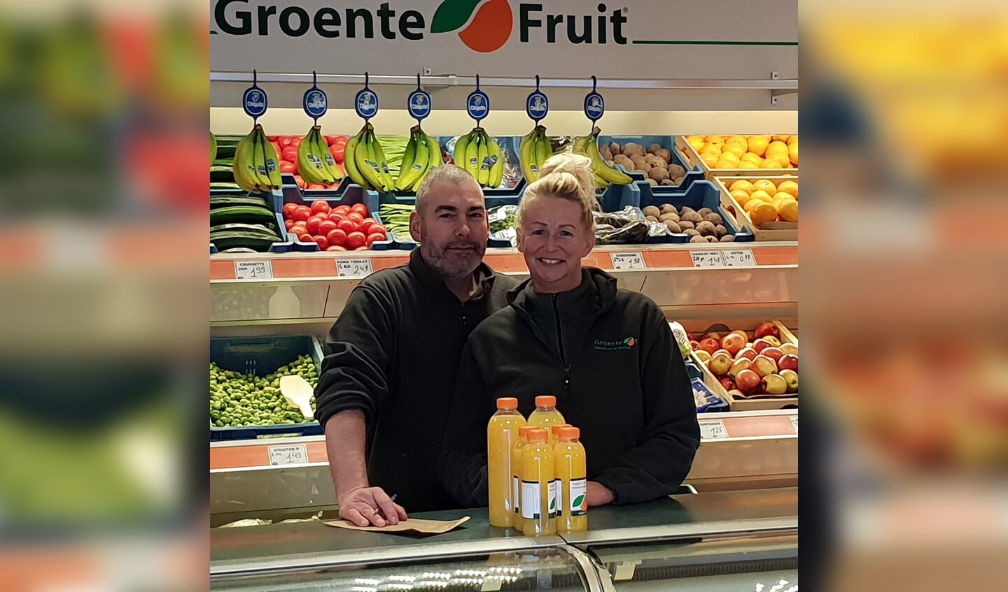 Roland en Yvonne stoppen na negentien jaar met hun groente en fruitwinkel in Geldrop.