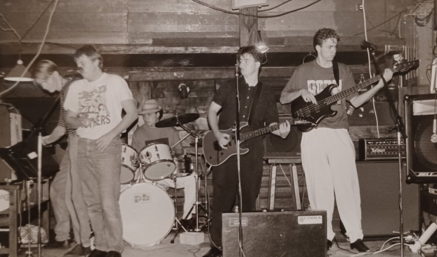 Een foto uit de oude doos. Take Five in actie.