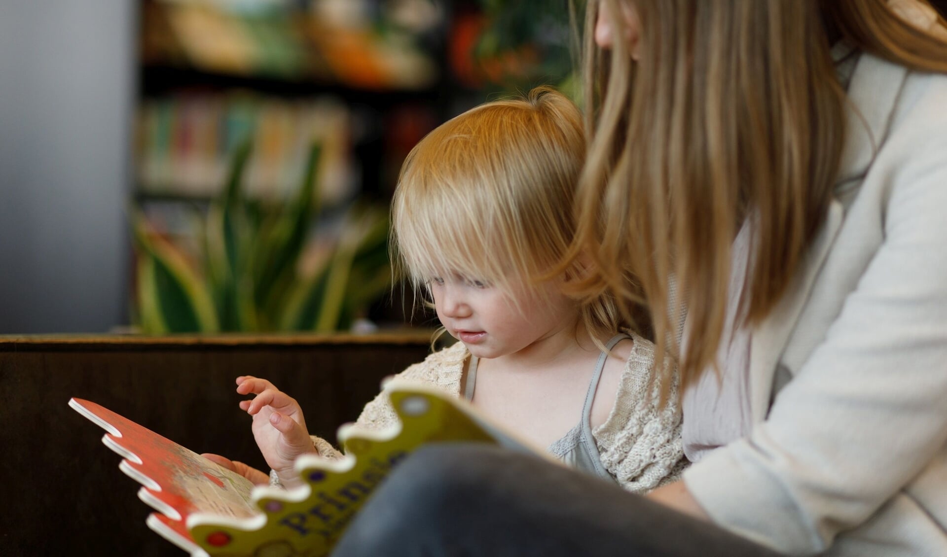 Voorlezen kan op elk moment van de dag en heeft een grote invloed op de woordenschat van een kind. 