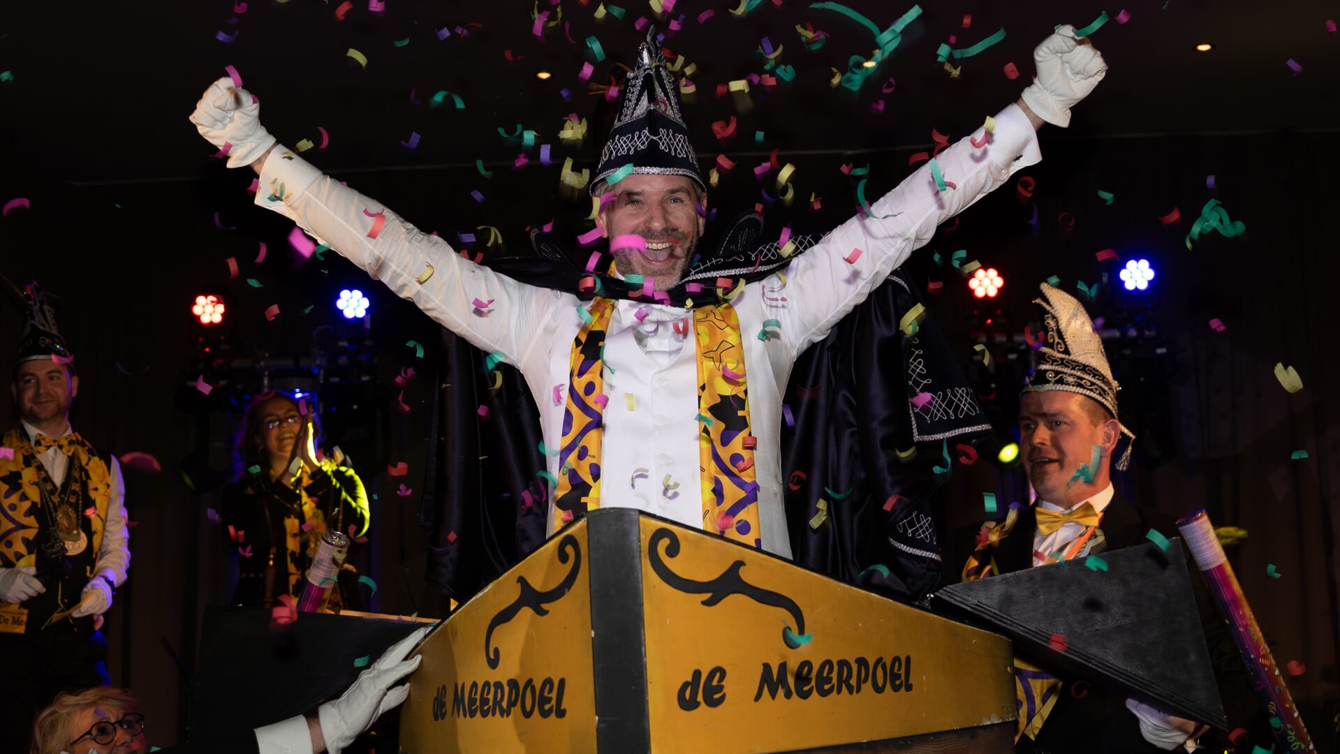 Dirk Acda werd verkozen tot nieuwe prins van CV De Meerpoel. (Foto: Patrick Janssen)