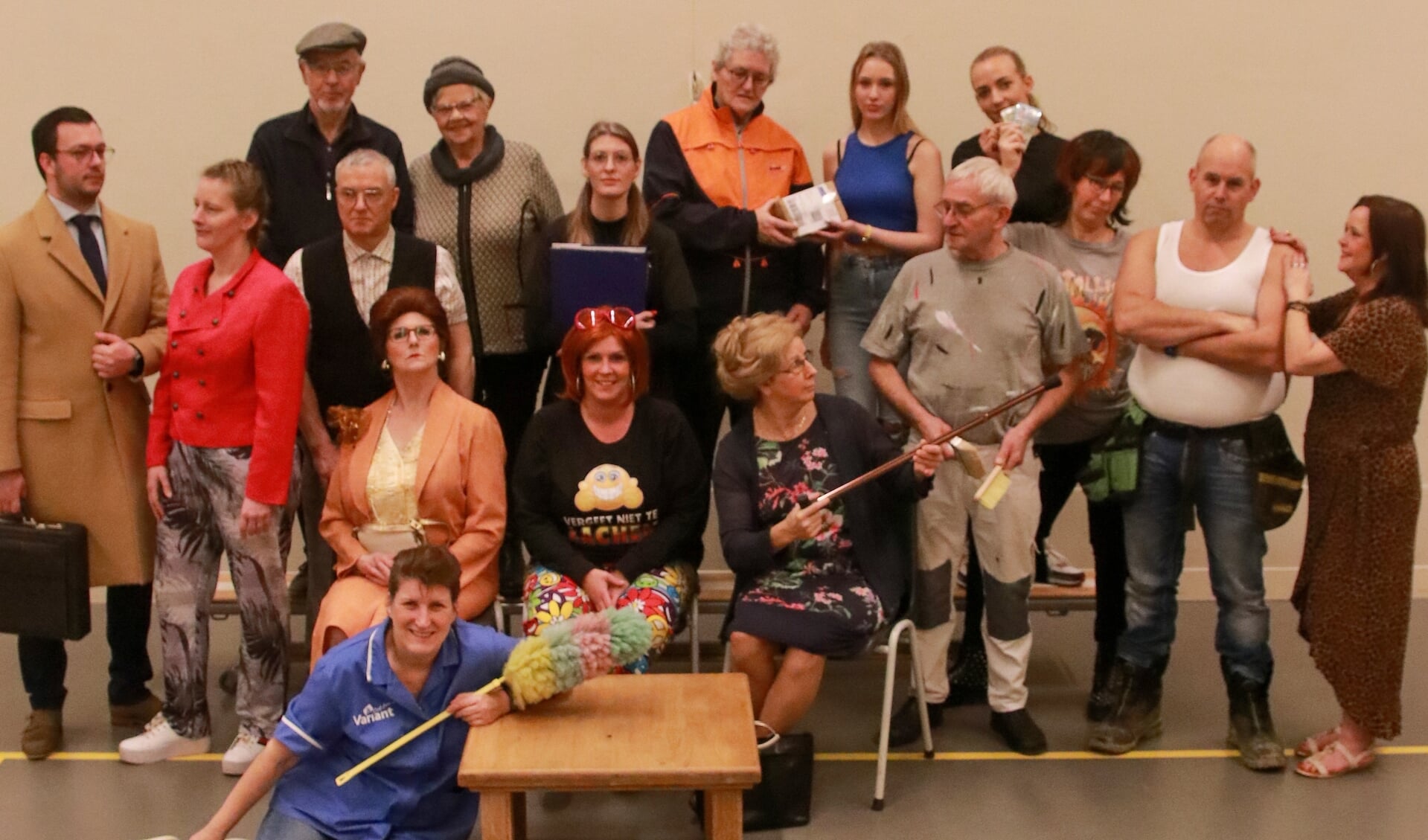 De cast van De Heidespelers. (Foto: Patrick van den Broek)