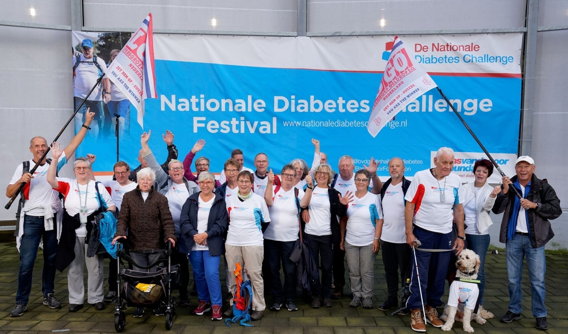 Deelnemers aan de vorige Diabetes Challenge.