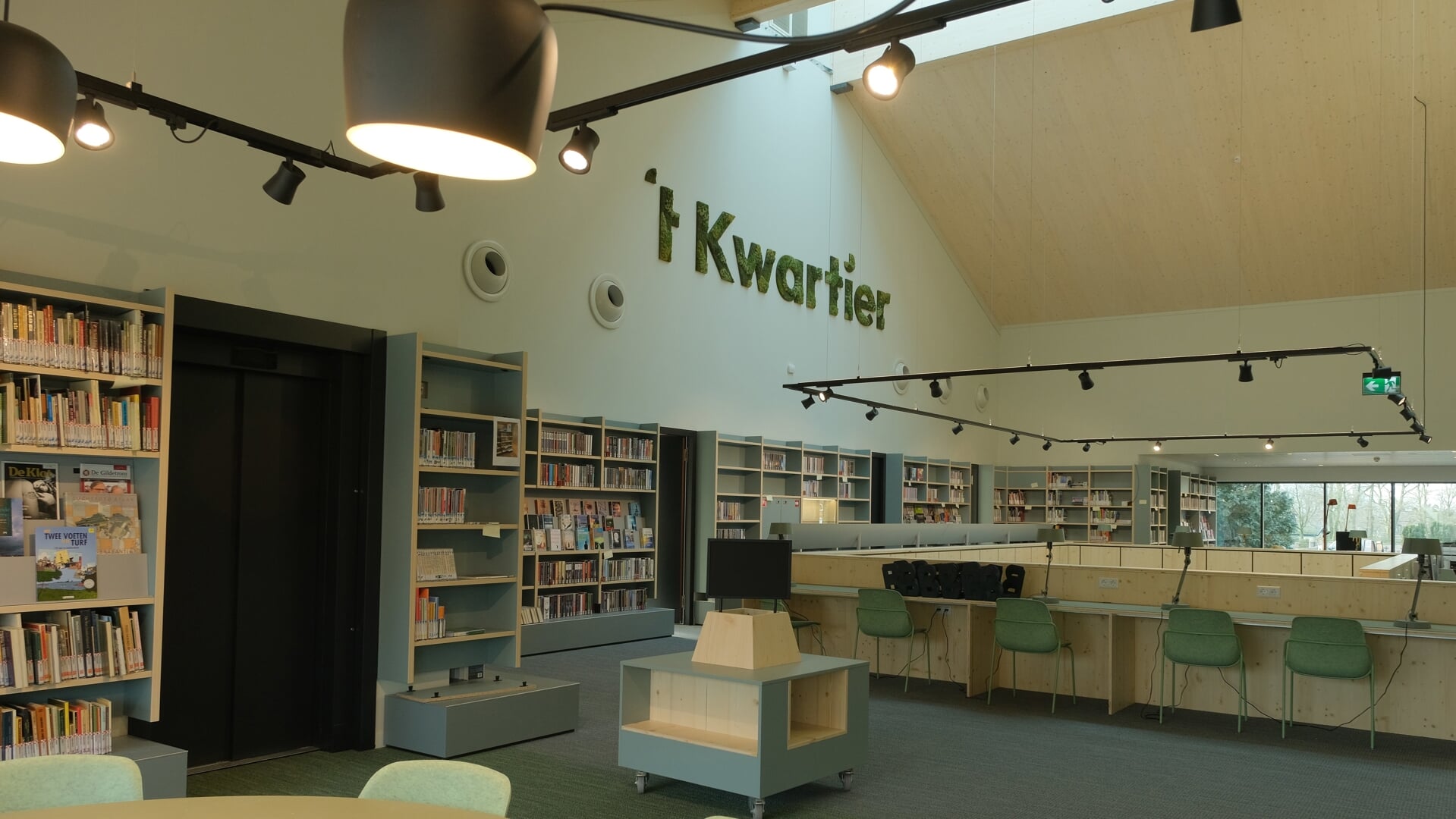 De bibliotheek is gevestigd in gemeenschapshuis 't Kwartier in Asten.