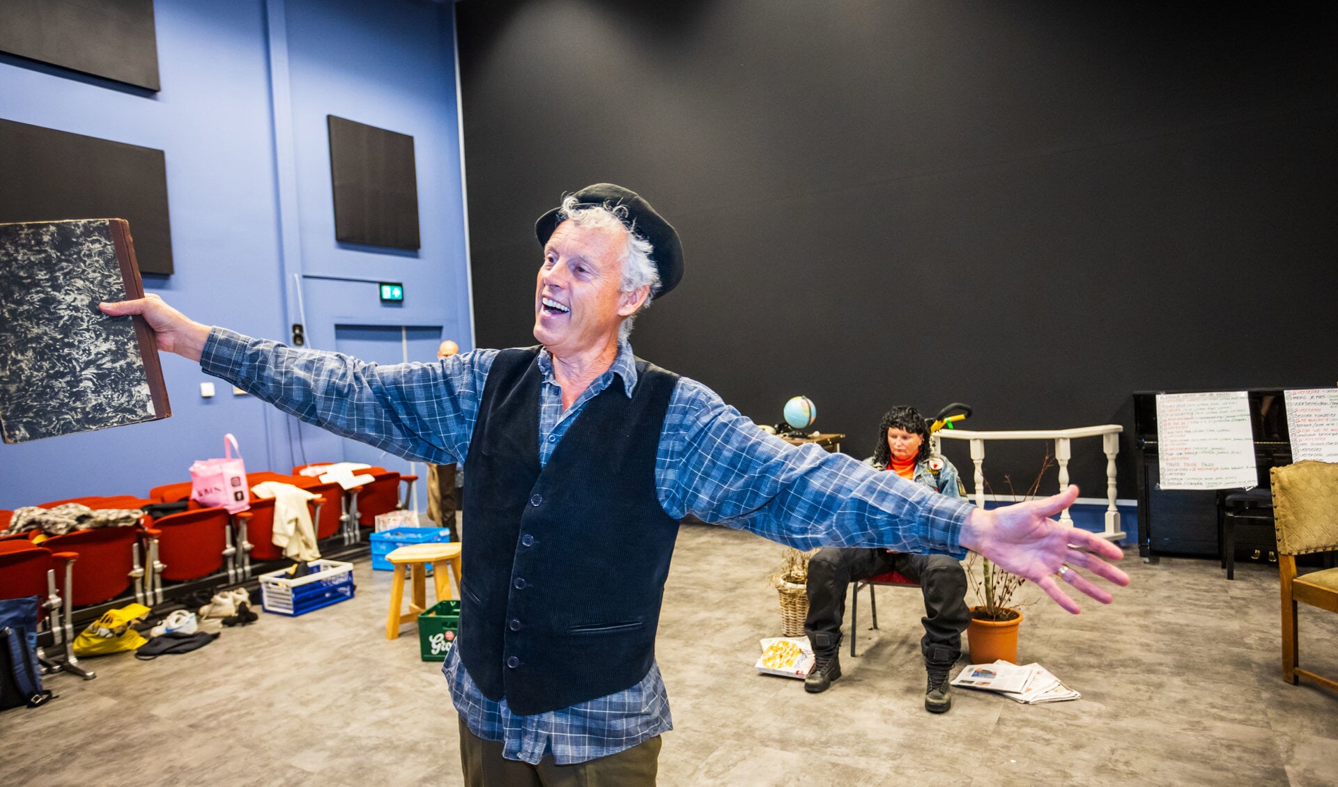 Voor Hans van Es is het de laatste Drop voorstelling. (Foto's: Micle de Greef)